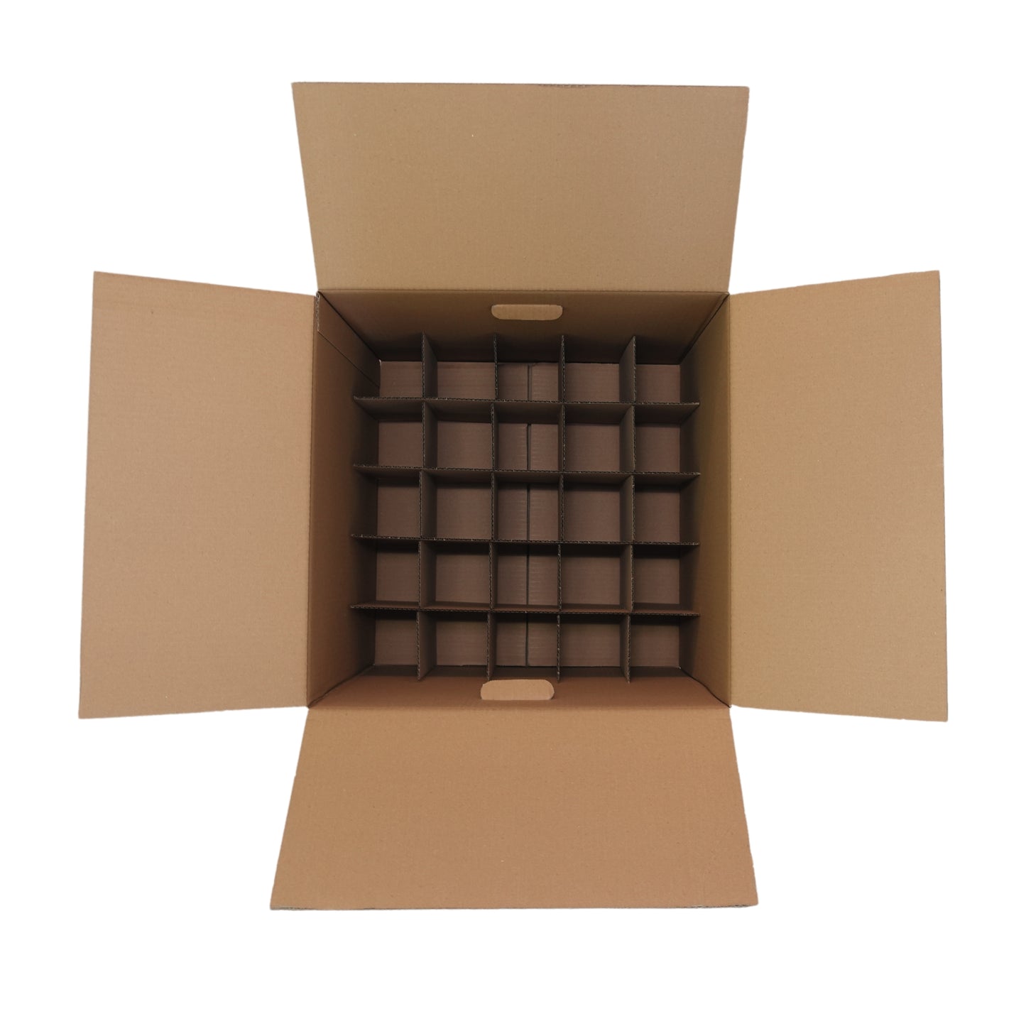 Steggarnitur zu Geschirrkarton - braun 225x485mm