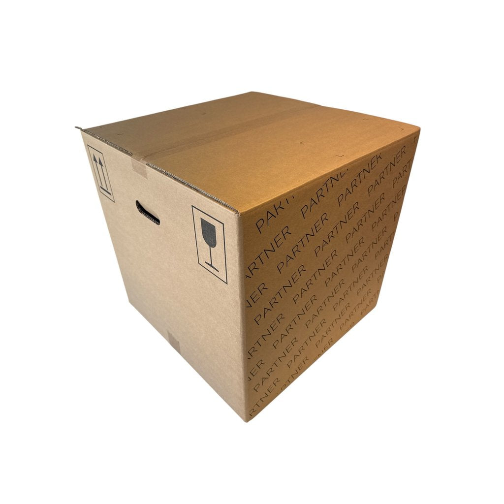 Umzugsboxen Geschirrkarton klein mit Inhalt - braun 500x500x500mm