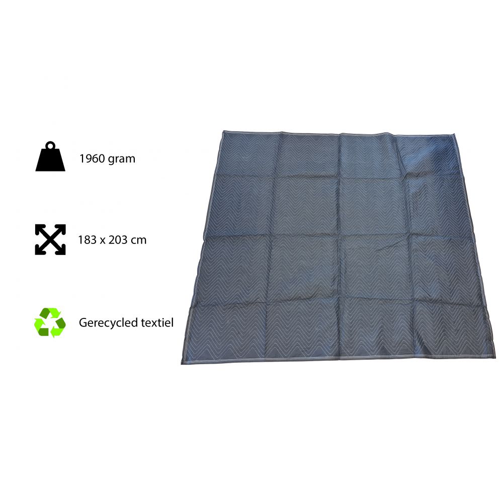 Pack- und Möbeldecke gepolstert - 1830x2300mm
