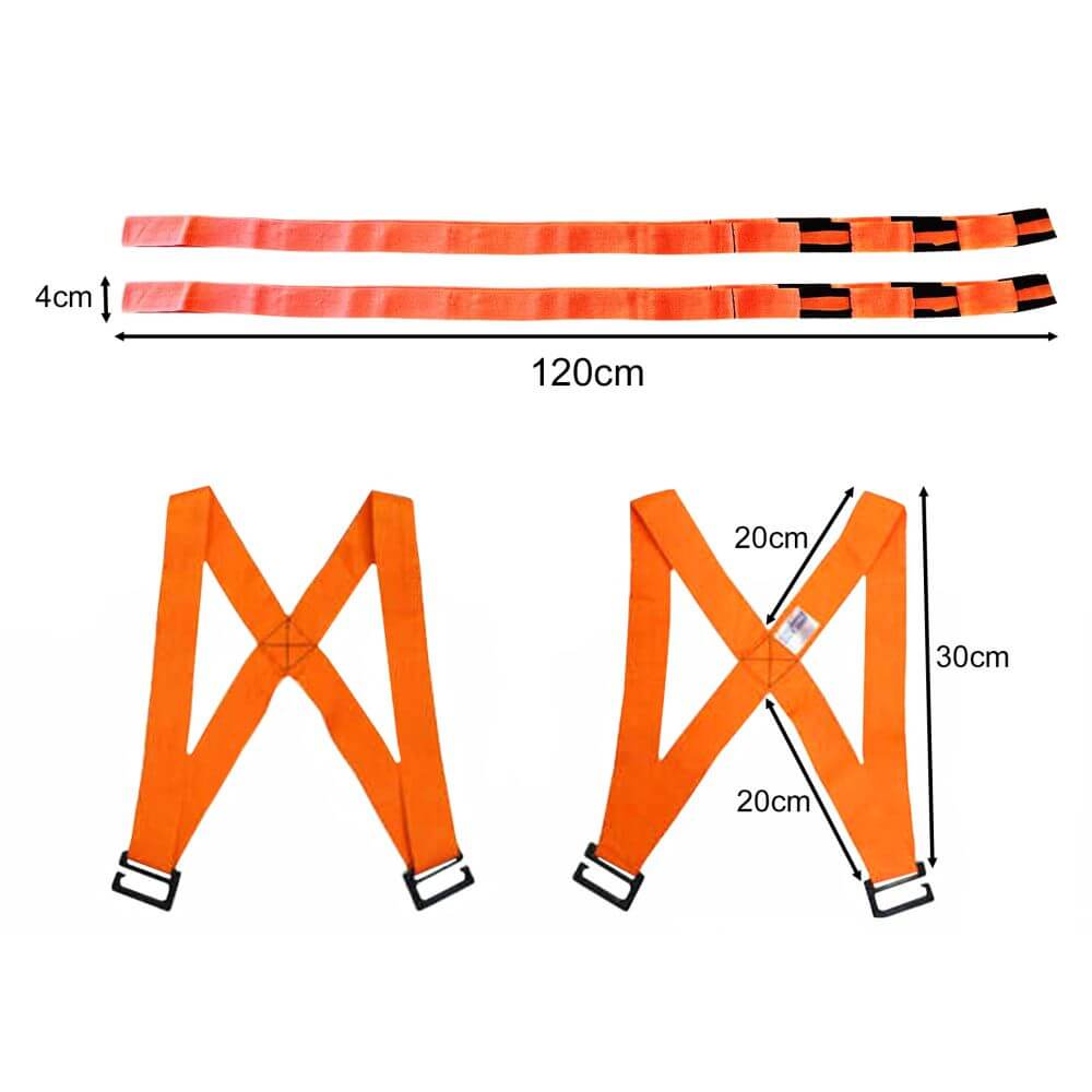 Kreuztragegurt-Set - orange