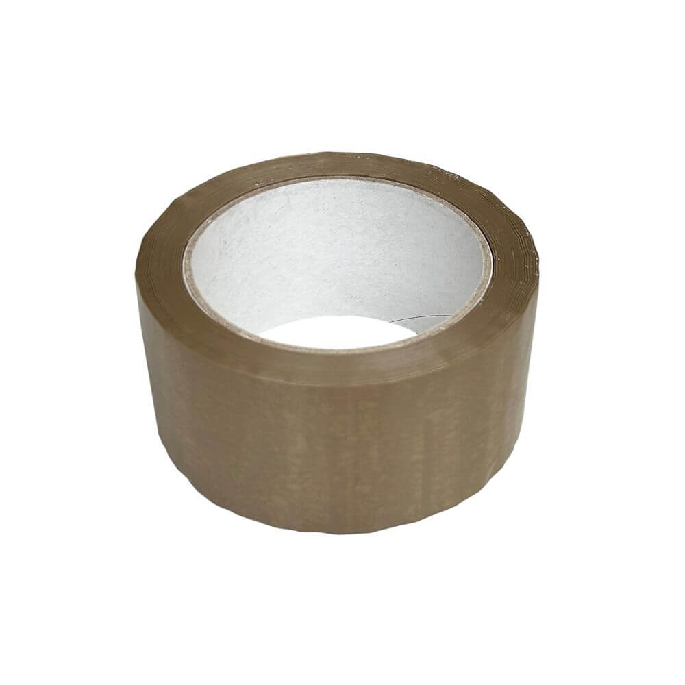 PVC-Klebeband, 50 mm x 66 m, braun