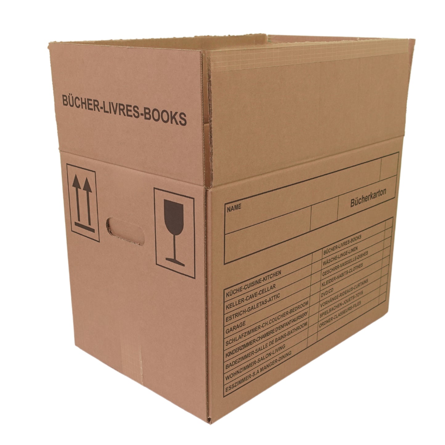 Umzugskarton Tellerkarton - braun 500x330x360mm