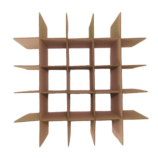 Steggarnitur zu Geschirrkarton - braun 225x485mm