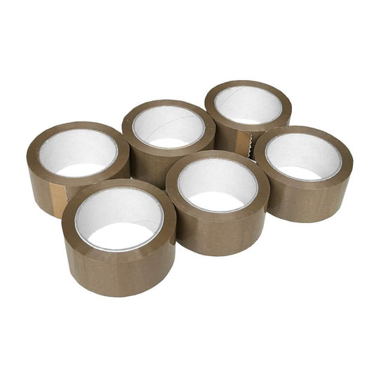 PVC-Klebeband, 50 mm x 66 m, braun