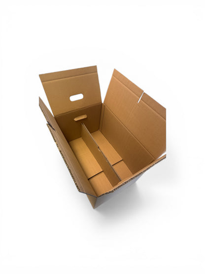 Umzugskarton mit Steckboden offen – Verpackung für Umzug