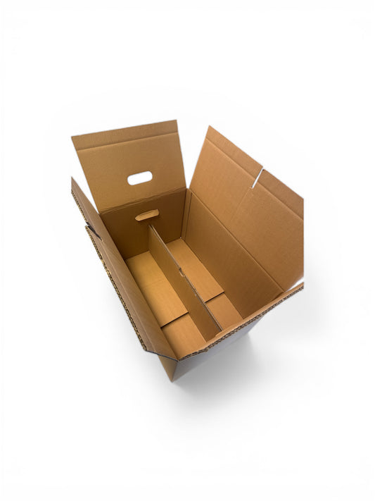 Umzugskarton mit Steckboden offen – Verpackung für Umzug